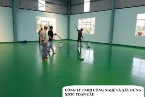 QUY TRÌNH THI CÔNG SƠN NỀN EPOXY CHUẨN NHÀ XƯỞNG