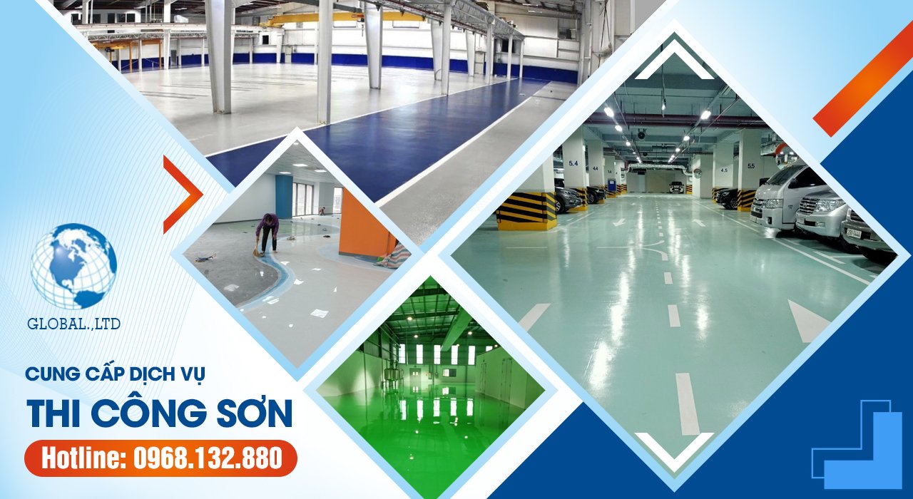 QUY TRÌNH THI CÔNG SƠN SÀN EPOXY PHẢN QUANG